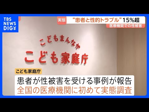 「医療従事者と患者との間で性的トラブルあった」15.5%　医療機関での性被害 初の実態調査　こども家庭庁｜TBS NE… サムネイル