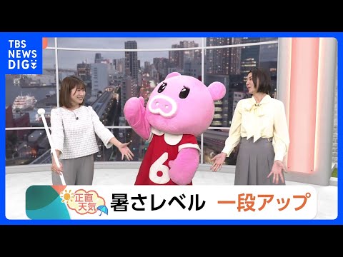 【5月8日 関東の天気】暑さレベル 一段アップ｜TBS NEWS DIG サムネイル