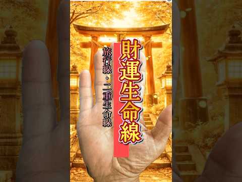 【アナタの手相】この線あったら海外で活躍します 手相 占い 一分でわかる サムネイル