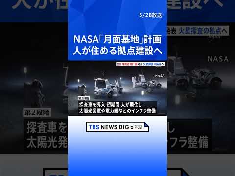 NASAが「月面基地」計画発表　「人が継続的に住める拠点」を2032年～建設へ　“火星探査の拠点として”　原子力発電施… サムネイル