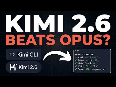 KImi 2.6 + Kimi Code CLI = Just SMASHED Opus 4.7 (lol)
