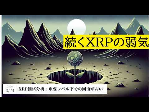 【中堅投資家】弱気相場が続くXRPは2026年後半も期待薄が続く（翻訳要約）リップル サムネイル