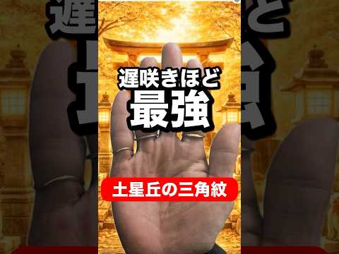 【手相】遅咲きほど開運する手相 手相  手相占い  占い  開運 サムネイル