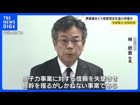 浜岡原発の再稼働めぐる審査で地震想定を過小評価か　中部電力｜TBS NEWS DIG