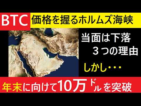 【中堅投資家】BTC短期的下落だが秋からV字回復「ホルムズ海峡がカギを握る」