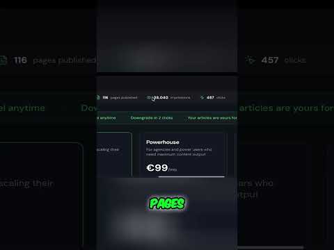 HarborSEO.ai: Unbeatable AI Content & SEO Tool! shorts