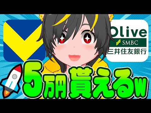 👺👺Vポイント53000円狙え🙆‍♂️三井住友olive🐓外貨預金キャンペーン降臨🤑ポイ活投資おすすめ 外貨積立 三井… サムネイル