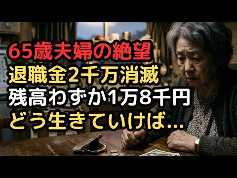 退職金2000万が5年で消滅。65歳からの『年金生活』でも現役時代の金銭感覚が抜けないシニア夫婦のリアルな家計簿 サムネイル