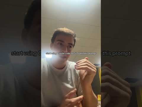 start using Claude code for SEO with this prompt サムネイル