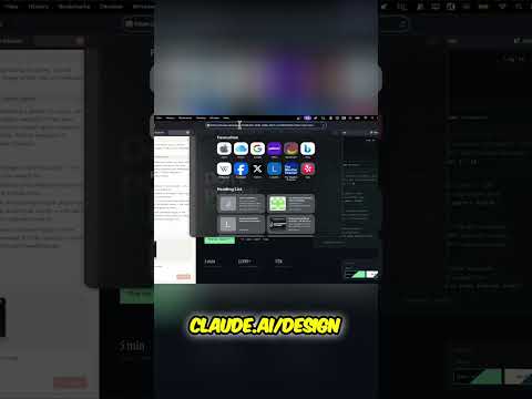 Claude AI DESIGN: Insane Quality Released Friday?! shorts サムネイル