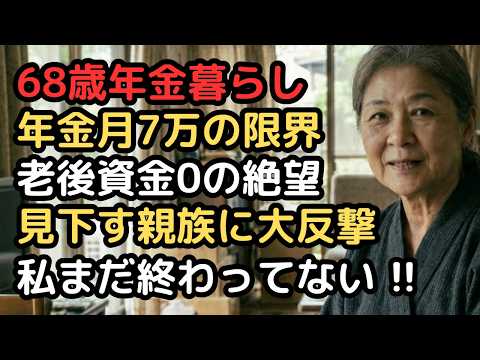 年金月7万で生き抜く68歳女性。「私、まだ終わってないから…」見下してきた親族を黙らせた、深夜2時の密かな決断 サムネイル