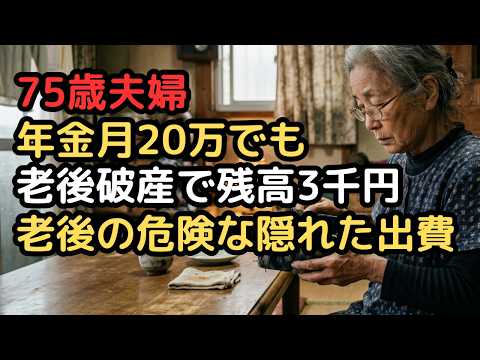 年金月20万あっても老後破産した75歳夫婦。9割が知らない「隠れた出費」の罠 サムネイル