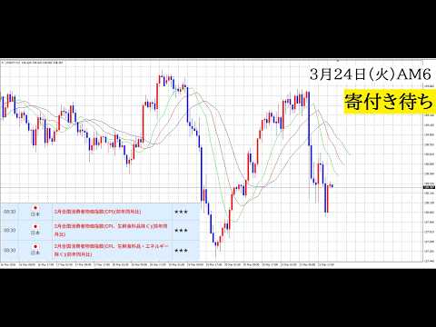 【中堅投資家】FX：CPI発表後の寄付き待ち サムネイル