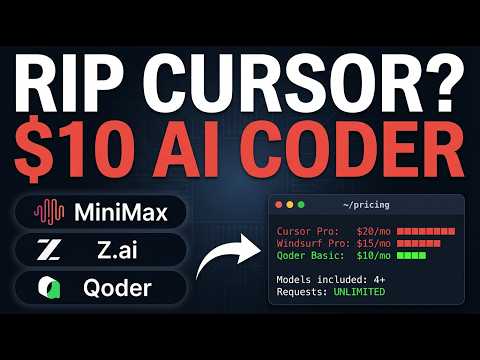 This $10 AI Coder Just DESTROYED Cursor (Best Cheap AI Codi… サムネイル