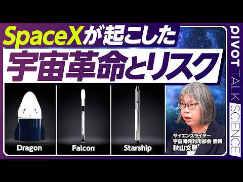 【SpaceXが起こした宇宙革命とリスク】次世代宇宙船Starshipの野望／Falcon 9がもたらした3つの革命／… サムネイル