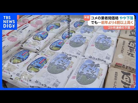 去年12月のコメ「相対取引価格」は3万6075円　前の月より下落も高止まり続く｜TBS NEWS DIG