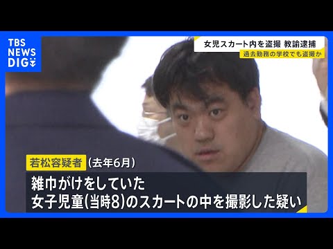 「教師になった17年ほど前から」雑巾がけの女子児童のスカートの中を撮影した疑い　小学校教諭の男（39）逮捕｜TBS N… サムネイル