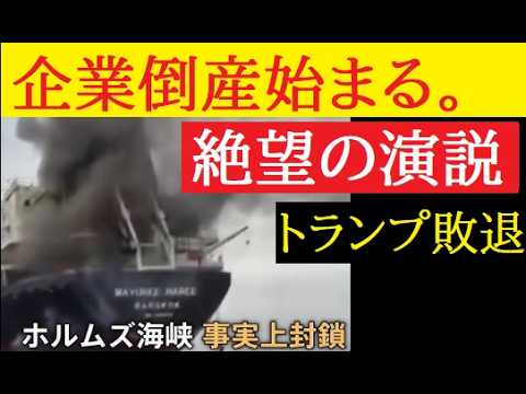 【中堅投資家】トランプ演説あとの混乱（ホルムズ海峡クライシス第五話） サムネイル