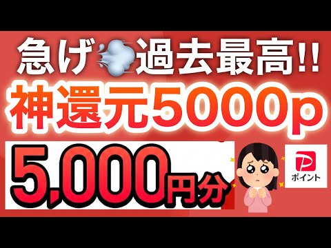 【至急】年末ご褒美‼︎隠れ神案件で合計5000円も黒字になる件！！！PayPay貯まりすぎる‼︎ サムネイル