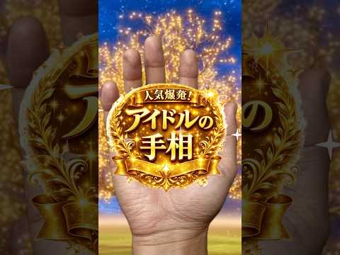 【人気爆発】アイドルの手相 手相  占い  手相占い  アイドル  女性  50代  60代 サムネイル