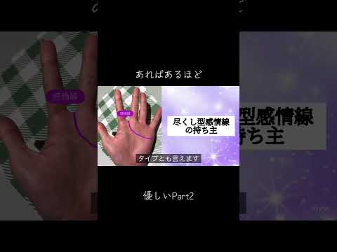 あればあるほど優しい人 占い 手相 手相占い 手相鑑定 サムネイル