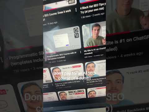 Don’t pay for AI SEO courses サムネイル