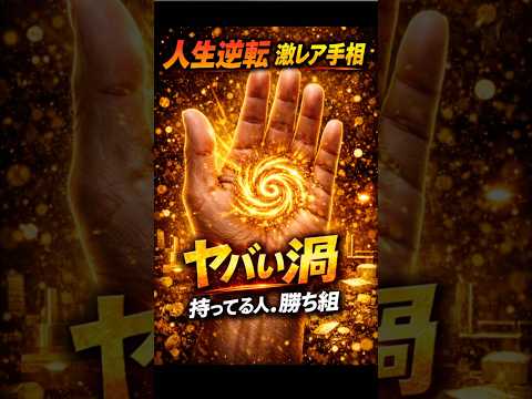 【激レア手相】宝暈紋　人生激変のサイン 手相  手相占い  占い  開運 サムネイル