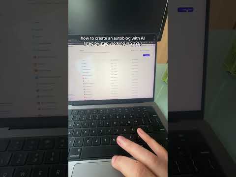 how to create an autoblog with AI (step by step working in… サムネイル