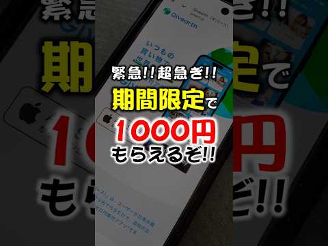 【超急ぎ！】2月27日まで！今なら1000円がもらえるぞ！！【ポイ活】 サムネイル