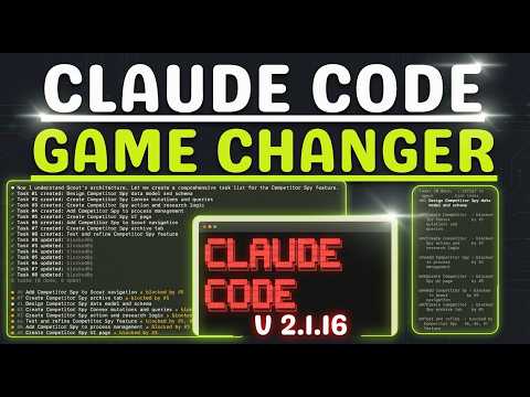 Claude Code Tasks Just Changed EVERYTHING サムネイル