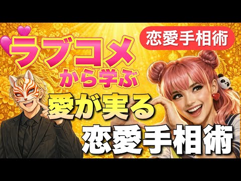【恋する手相】ラブコメから学ぶ頭脳線 正反対な君と僕  手相占い  手相   占い サムネイル