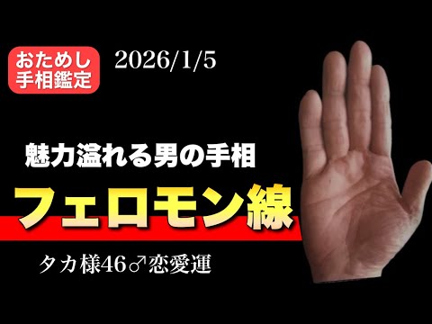 【手相】頼れる男の手相 手相  開運  占い  50代  女性 サムネイル