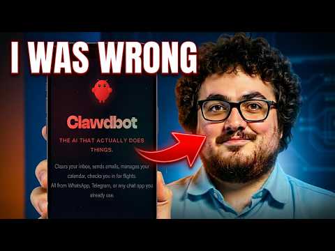 I WAS WRONG ABOUT OPENCLAWD (CLAWDBOT IS NUTS) サムネイル