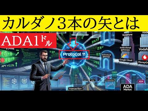 【中堅投資家】カルダノADA＝１㌦へのカギ「三本の矢」とは？（翻訳要約） サムネイル