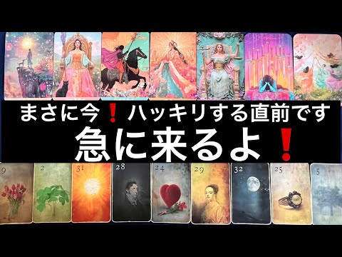 今日中に見て欲しい✨【まさに今❗️ハッキリ決まる事がある方⭐️に表示されています】ルノルマン占い🩷ガッツリ読み解きます サムネイル