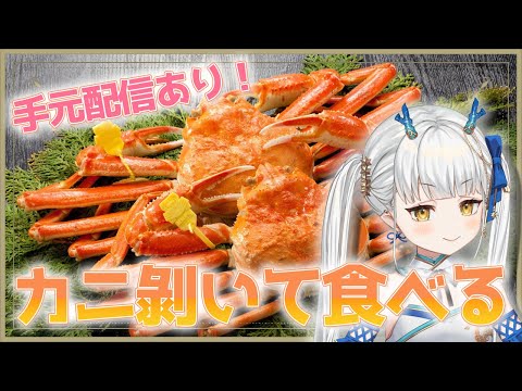 【朝活】早起きできたご褒美にカニ剝いて食べる🦀【龍惺ろたん/#生ろたん】 サムネイル