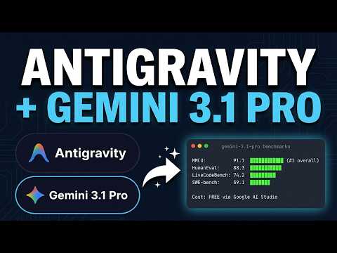 Google AntiGravity Just Got a HUGE Upgrade (Use Gemini 3.1… サムネイル