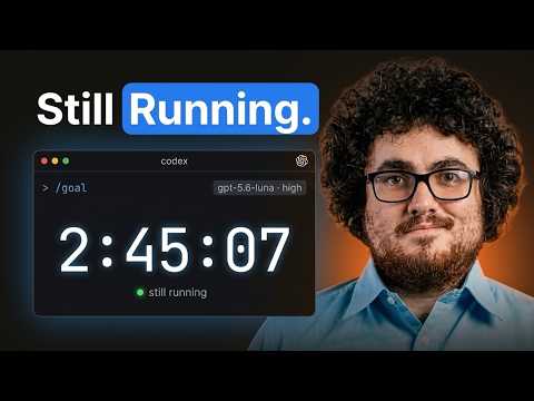 GPT-5.6 Luna Ran for 2 Hours 45 Minutes on One /goal Command