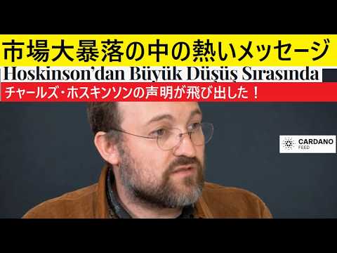 【中堅投資家】カルダノADAのBADニュースは実はGOODニュースだ！（チャールズ・ホスキンソンから熱弁） サムネイル