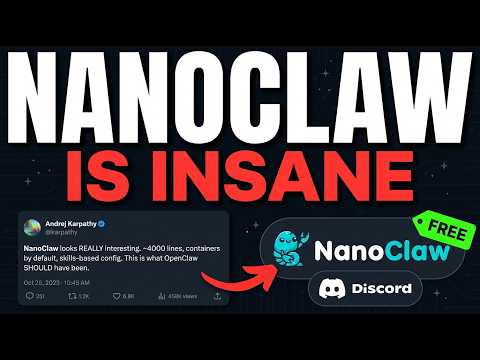 RIP OPENCLAW: NanoClaw + Discord is ABSOLUTELY INSANE (Full… サムネイル