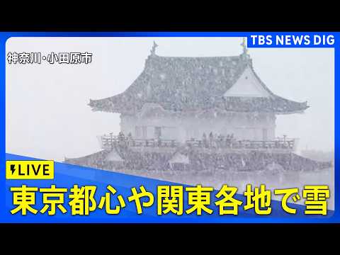 【ライブ】東京都心や関東各地で雪　現在の様子は？（2026年2月7日～ LIVE配信）｜TBS NEWS DIG サムネイル