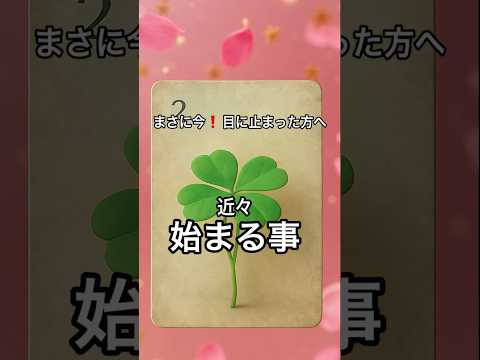 【まさに今❗️目に止まった方へ】 #占い #タロット#ルノルマン#美音タロット サムネイル