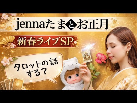 jennaたまとお正月🎍新春LIVE タロットの話をしましょうか😆