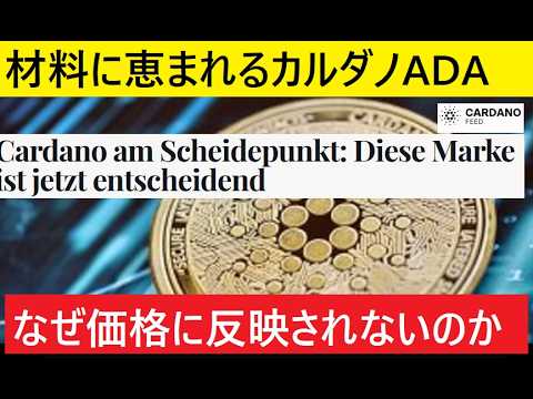 【中堅投資家】カルダノADA辛抱の4か月に新展開は（翻訳要約） サムネイル