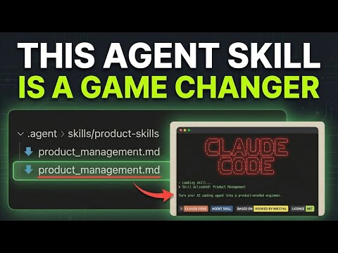 This FREE Agent Skill Just Changed Vibe Coding (NEW SKILL) サムネイル