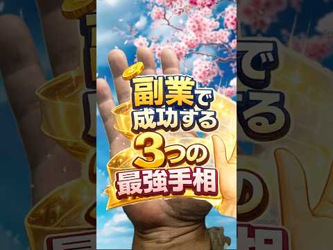 【手相】副業で成功する３つの最強手相 手相  占い  雑学  副業  開運