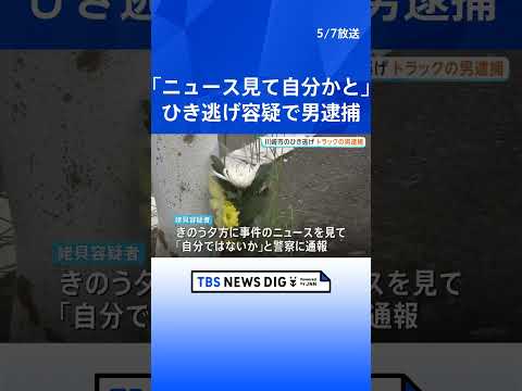 川崎市の死亡ひき逃げ 「ニュース見て自分かと」自ら通報したトラック運転手の男（54）逮捕　神奈川県警｜TBS NEWS… サムネイル
