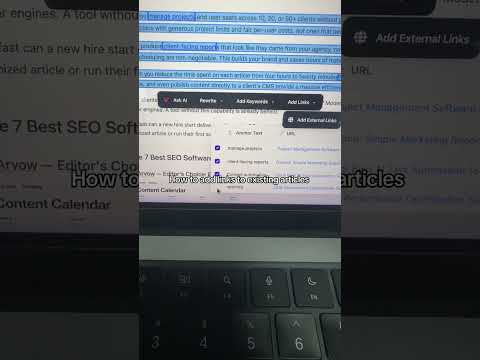 How to add links to existing articles, papers and essays サムネイル