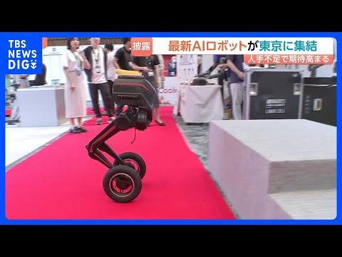 上にバナナを乗せたまま、階段のぼり＆ジャンプ！高速回転も…世界の最新AIロボットが東京に集結　2ミリのネジを“パワー”… サムネイル