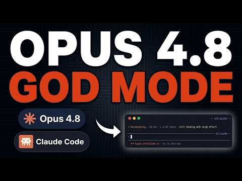 Claude Opus 4.8 + NEW Ultracode Mode Just Changed AI Forever サムネイル